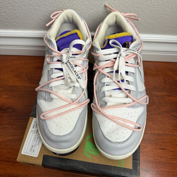 Nike Dunk Low Off-White Lot 24 Size 11 - Picture 6 of 14